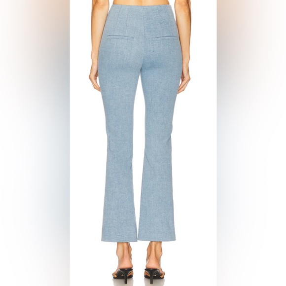 NEW Veronica Beard Hawthorn pant blue mirage - Picture 3 of 9